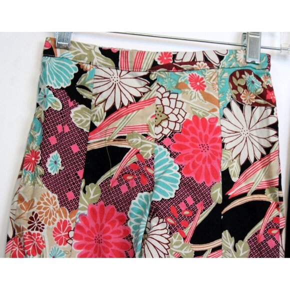 CottonTail Originals 2pc Outfit Shirt Pants Asian Inspired Print Flower 6x Fall - Picture 6 of 13